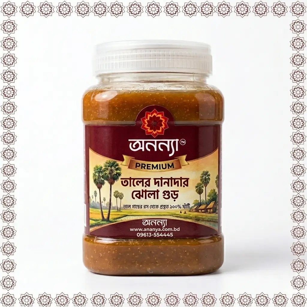2026/04/178820.jpg তালের দানাদার ঝোলা গুড় - ১ কেজি - Image 1